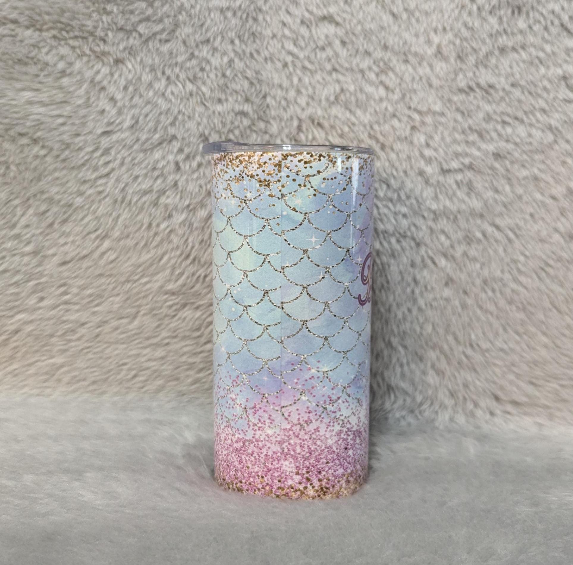 Pretty Kids Unicorn Tumbler with Lid and Straw, Perfect for Summer Drinks, Personalized Unicorn Tumbler, Unicorn Cup With Name
