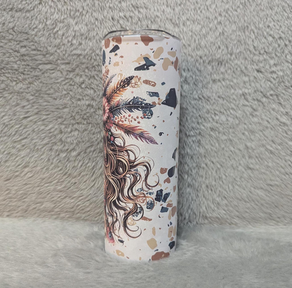 Nordic Girl Tumbler Can Be Personalized, 20oz Tumbler For Everyday Use - Hot Or Cold Drinks, Includes A Reusable Straw