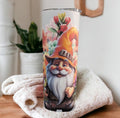 Garden Gnome Tumbler with Reusable Straw - Can be Personalized, Perfect for home or on the go, Gnome Tumbler, Gnome Cup, Gnome Lover Gift