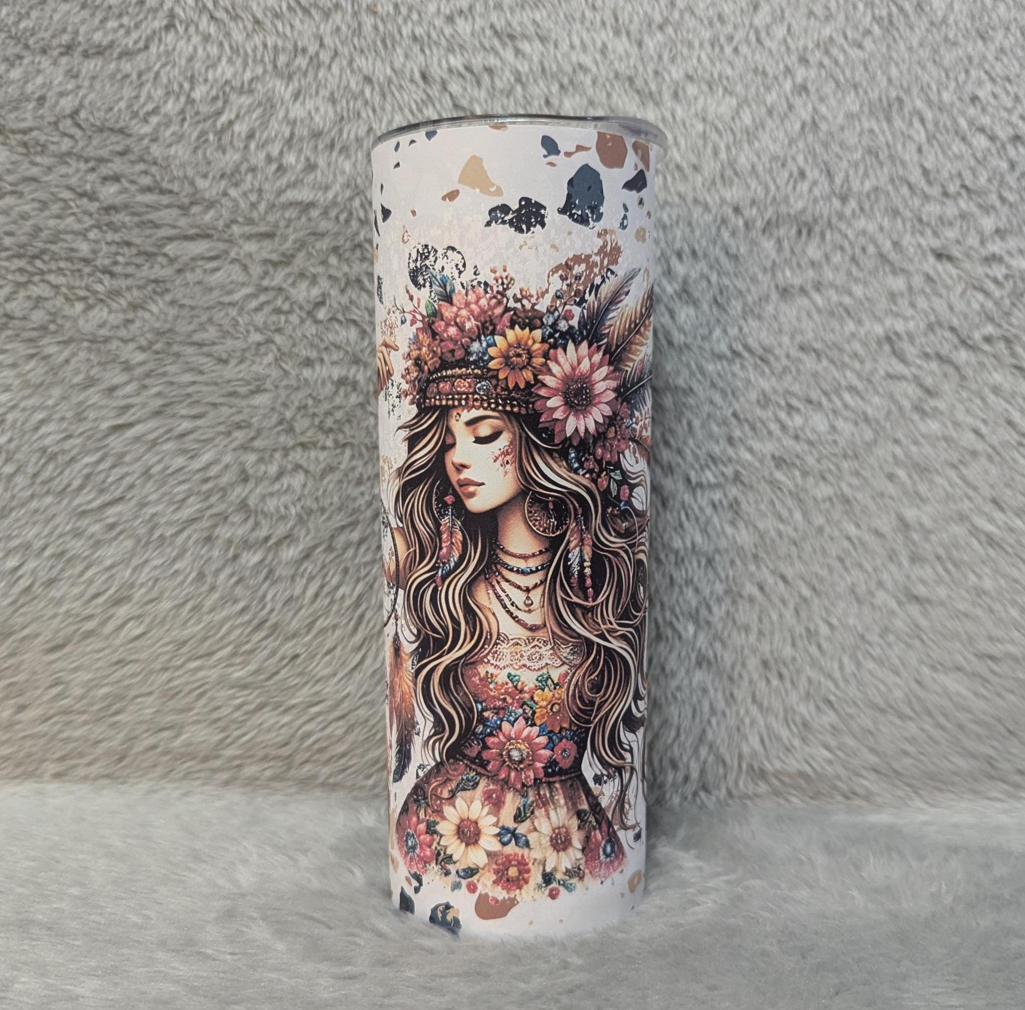 Nordic Girl Tumbler Can Be Personalized, 20oz Tumbler For Everyday Use - Hot Or Cold Drinks, Includes A Reusable Straw