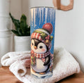 Christmas Penguin Tumbler Can Be Personalized, Christmas Penguin Tumbler, Cup With Name, Christmas Gift, Holiday Tumbler, 20oz Tumbler