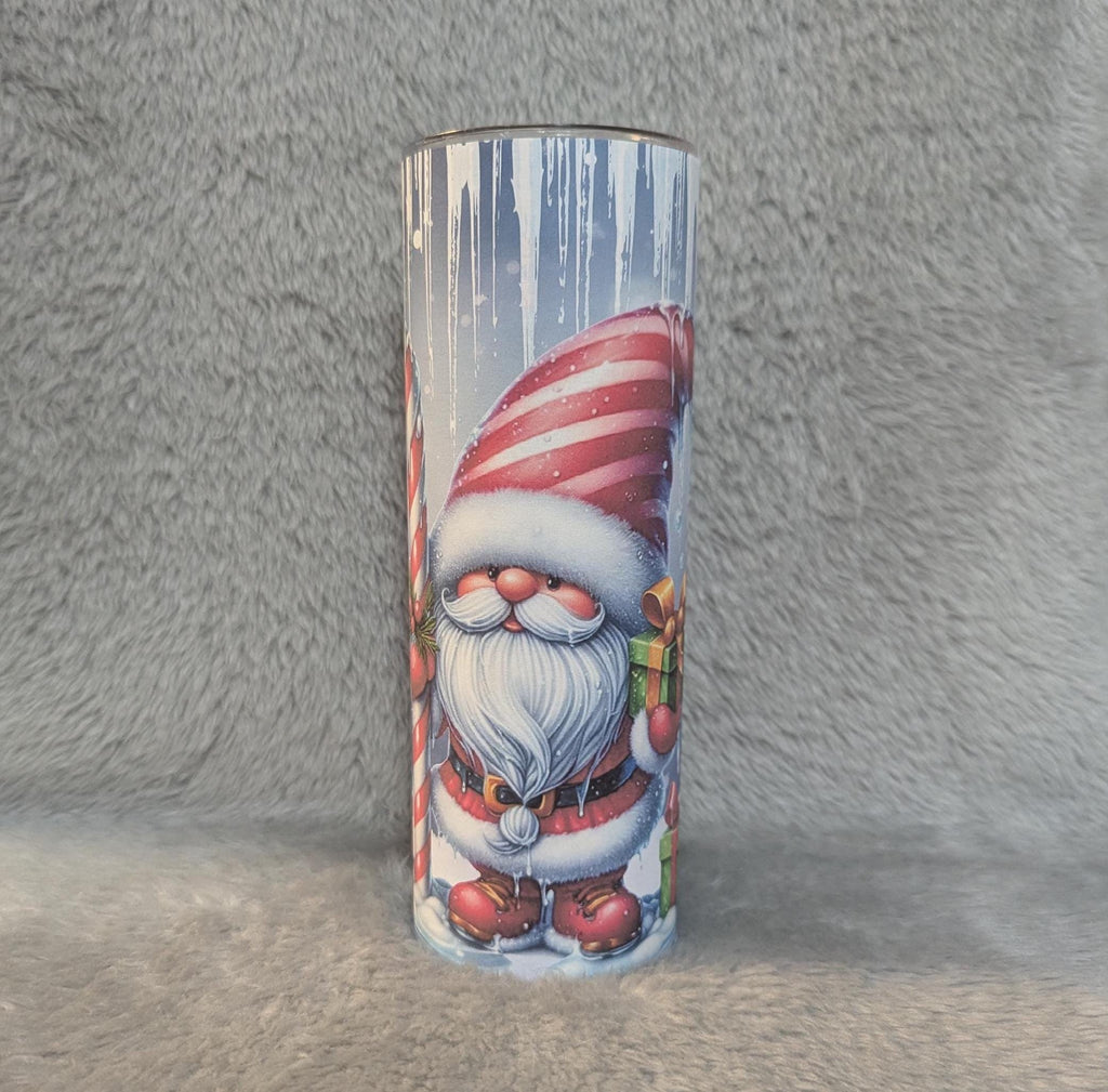Christmas Gnome Tumbler Can Be Personalized, Gnome Cup With Name, Christmas Winter Gnomes, Gnome Lover Gift