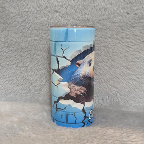 Adorable Kids Otter Tumbler with Peek-a-Boo Design, Includes Lid and Straw, Kids 15oz Tumbler Great For Home Or On The Go