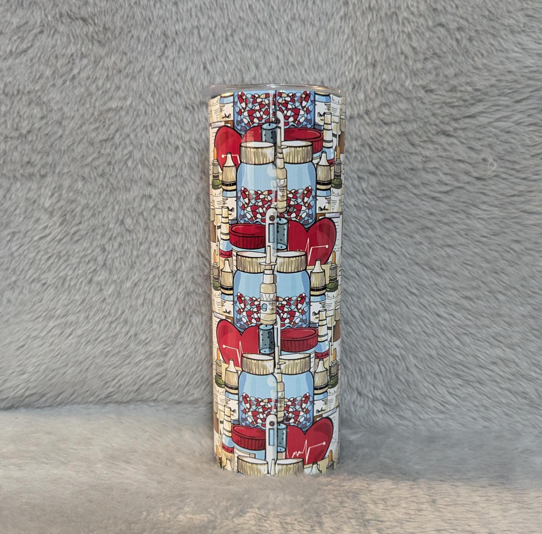 Pharmacist Tumbler 20oz With Reusable Straw, Can Be Personalized