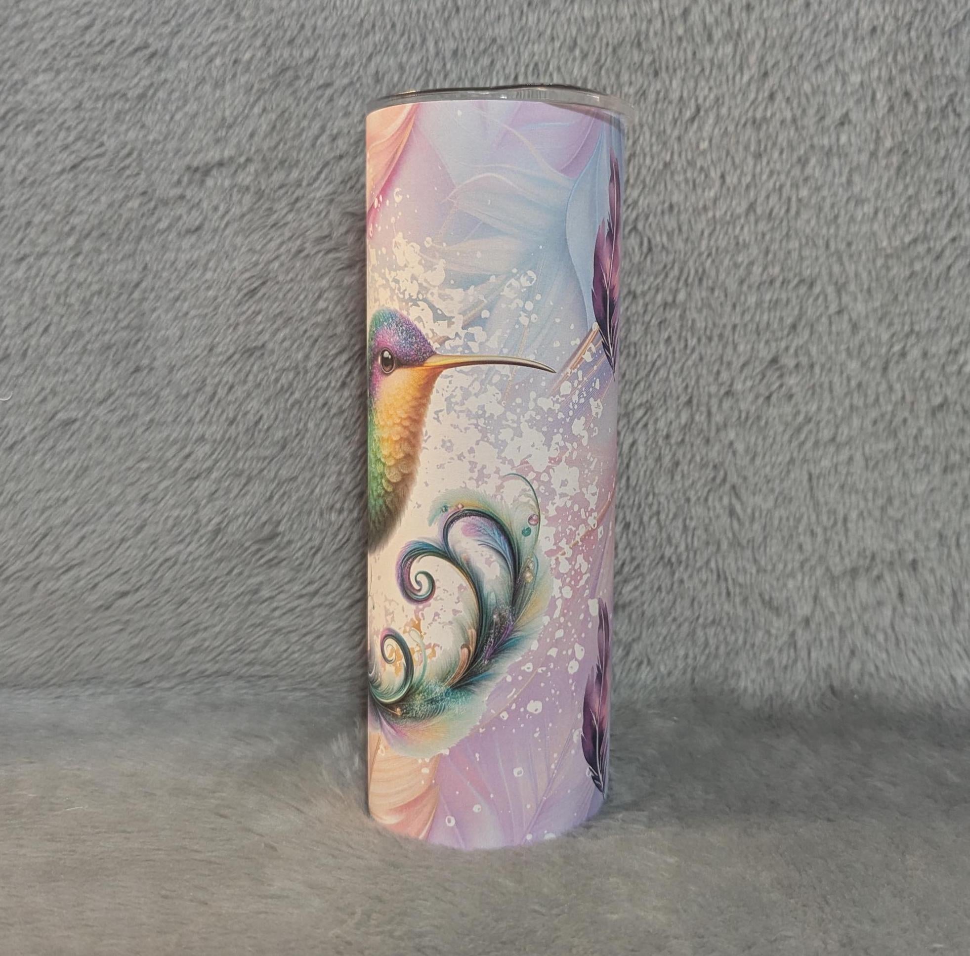 Hummingbird Tumbler Can Be Personalized, Includes A Reusable Straw, For Hot Or  Cold Drinks, Cup With Name, Hummingbird Gift