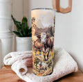 Farm Animal Tumbler 20oz With Reusable Straw