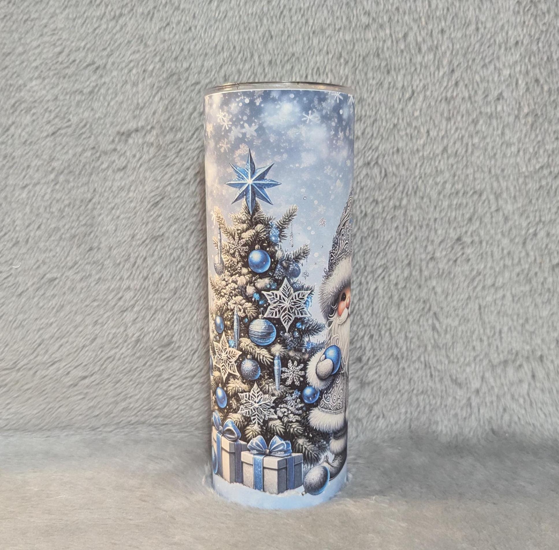 Christmas Gnome Tumbler Can Be Personalized, Includes A Reusable Straw, Winter Gnome Tumbler, Great For Hot and Cold Beverages
