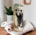 Black Bear Tumbler Can Be Personalized, Great Gift For Any Bear Lover, 20oz Tumbler With Straw - Hot Or Cold Drinks