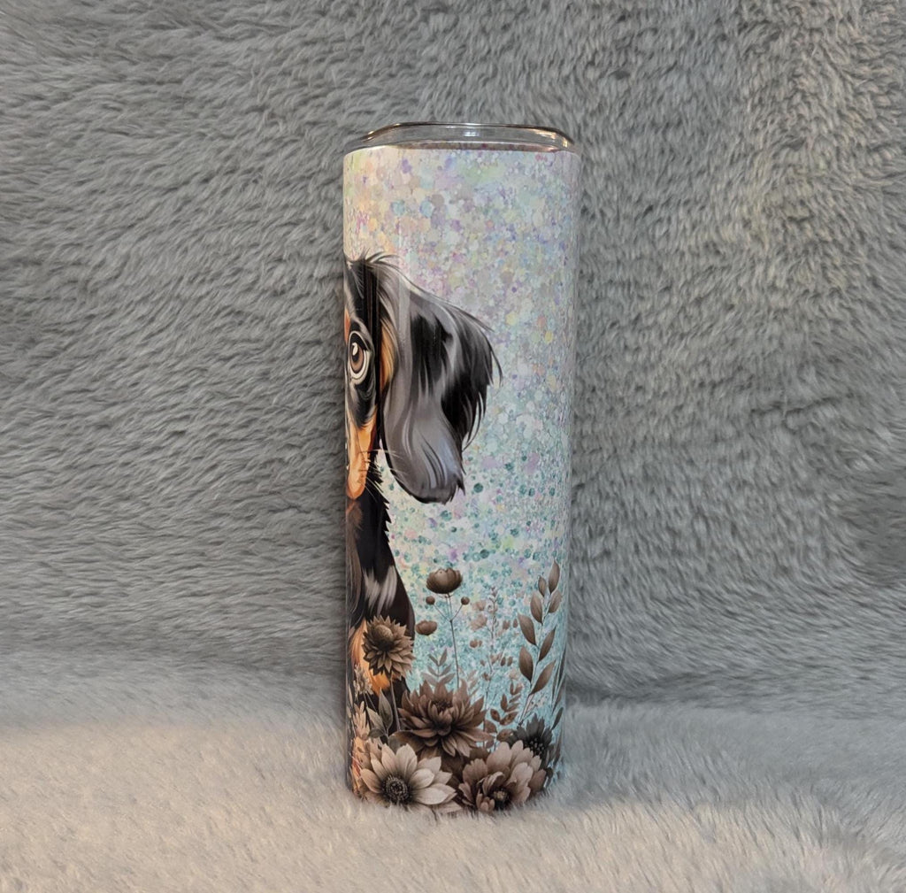 Dachshund Tumbler That Can Be Personalized Includes A Straw, Dog Cup With Name, Dog Lover Tumbler, Dog Lover Gift, Hot Or Cold Drinks