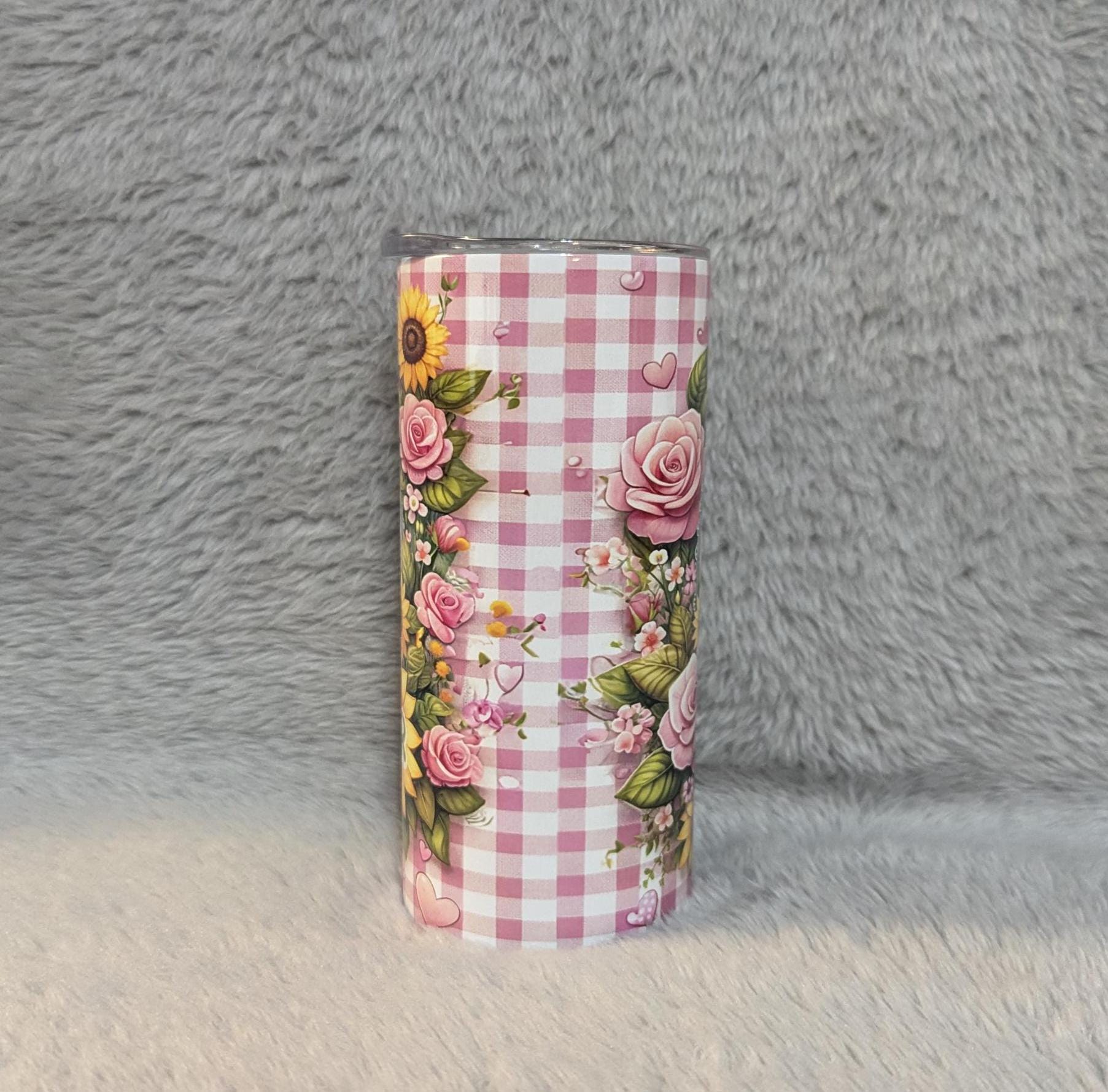 Just A Girl Who Loves Cows Kids Tumbler 15oz With Reusable Straw, Can Be Personalized