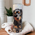 Dachshund Tumbler That Can Be Personalized Includes A Straw, Dog Cup With Name, Dog Lover Tumbler, Dog Lover Gift, Hot Or Cold Drinks