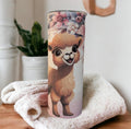 Baby Llama Tumbler With Straw Can Be Personalized, Cup With Name, Llama Gift, 20oz Tumbler For Hot Or Cold Drinks -  For Home Or On The Go