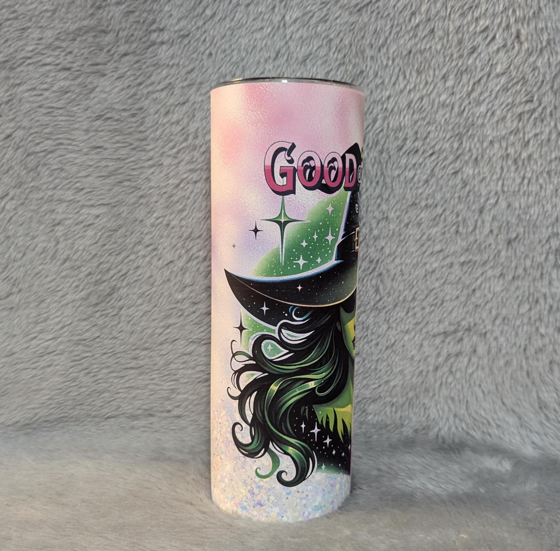 Good Or Wicked Girl Tumbler Can Be Personalized,  20oz Skinny Tumbler With Reusable Straw, Great For Everyday Use - Hot Or Cold Drinks