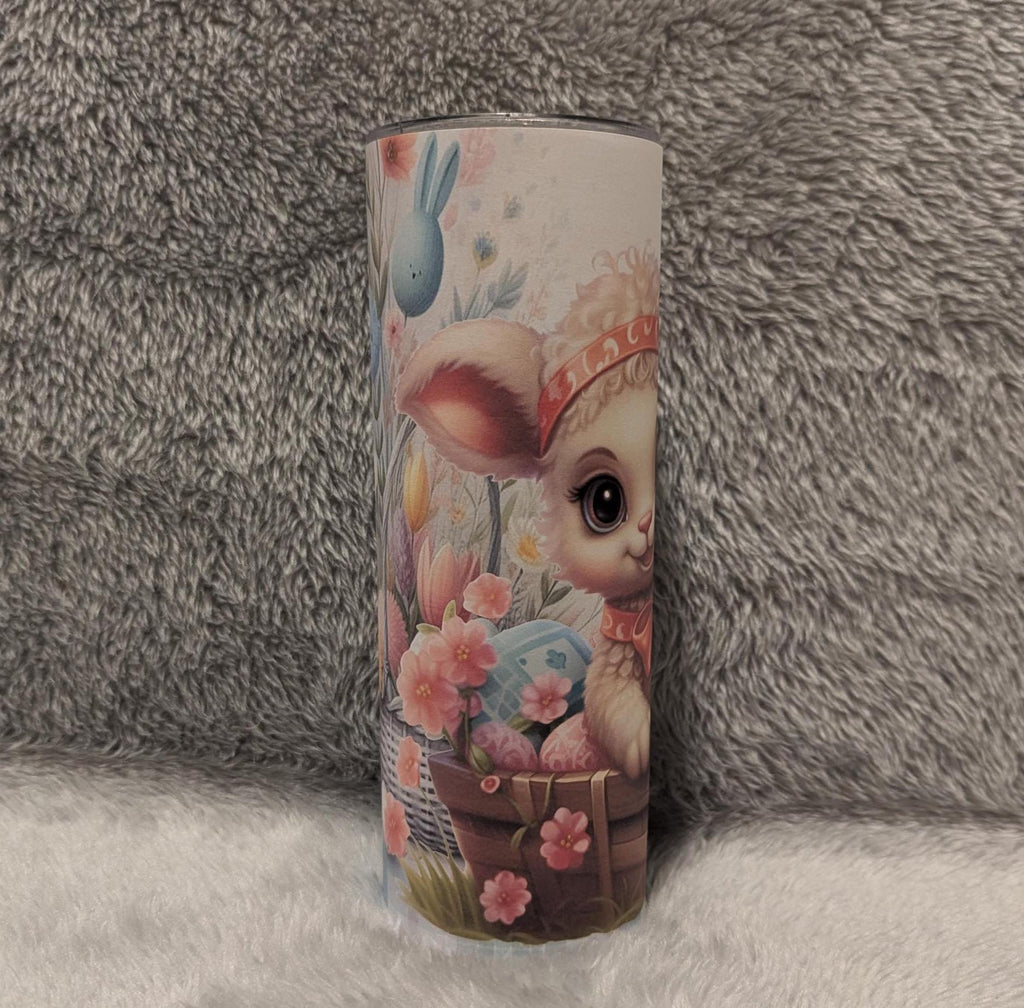 Easter Lamb Tumbler Can Also Be Personalized - Great Easter Gift For The Easter Basket, Includes A Reusable Straw, For Hot Or Cold Drinks