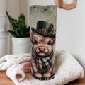 Cute St Patrick Day Highland Cow Tumbler Can Be Personalized, St. Patrick Day Gift, Irish Tumbler, Hot Or Cold Drinks, Tumbler With Straw