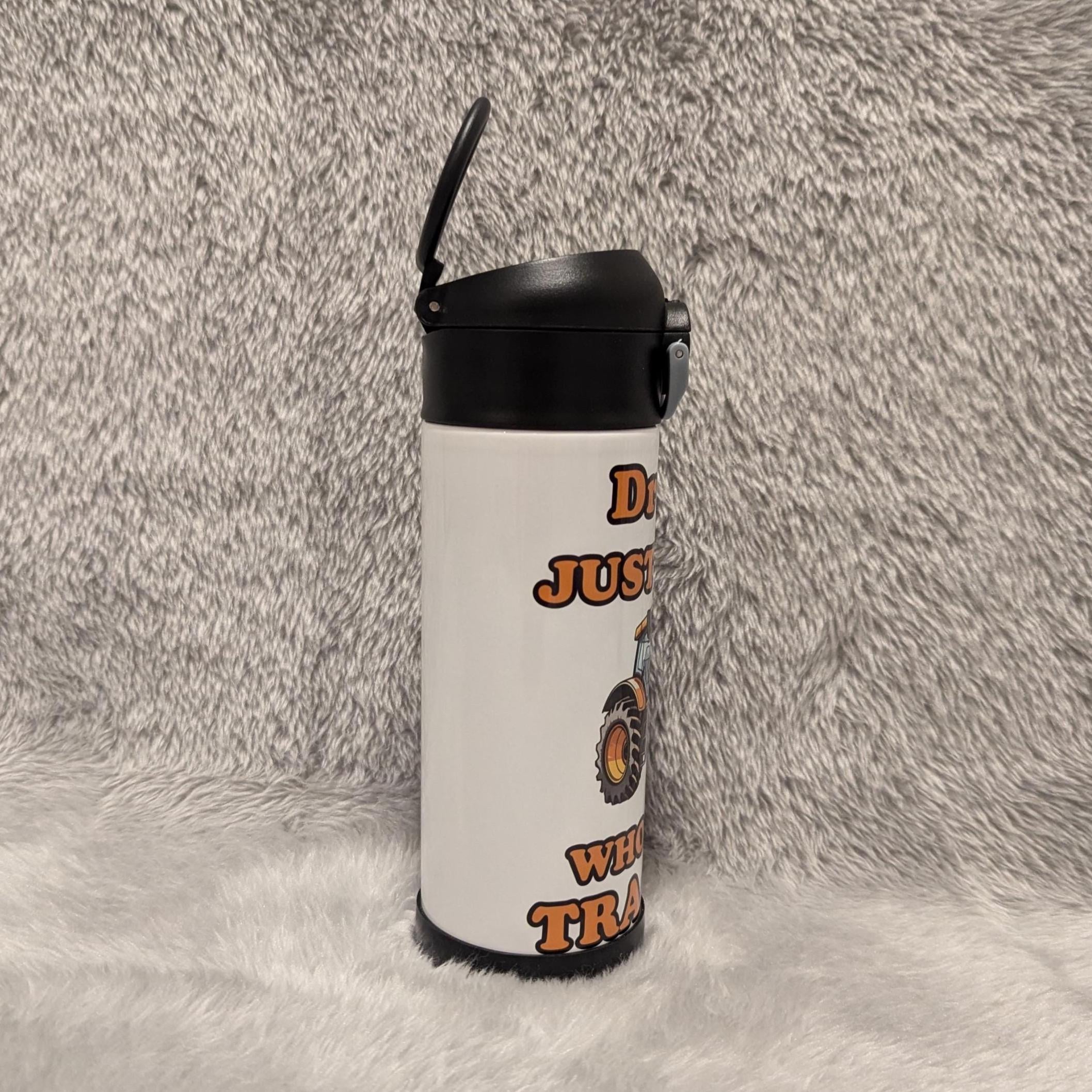 Kids Tractor Water Bottle Can Be Personalized, Personalized Kids Cup, Tractor Cup Great For School Home Or On The Go