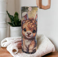 Easter Highland Cow Tumbler Can Be Personalized- Great Easter Gift, Highland Cow Lover Gift, Cup With Name, Easter Basket Gift