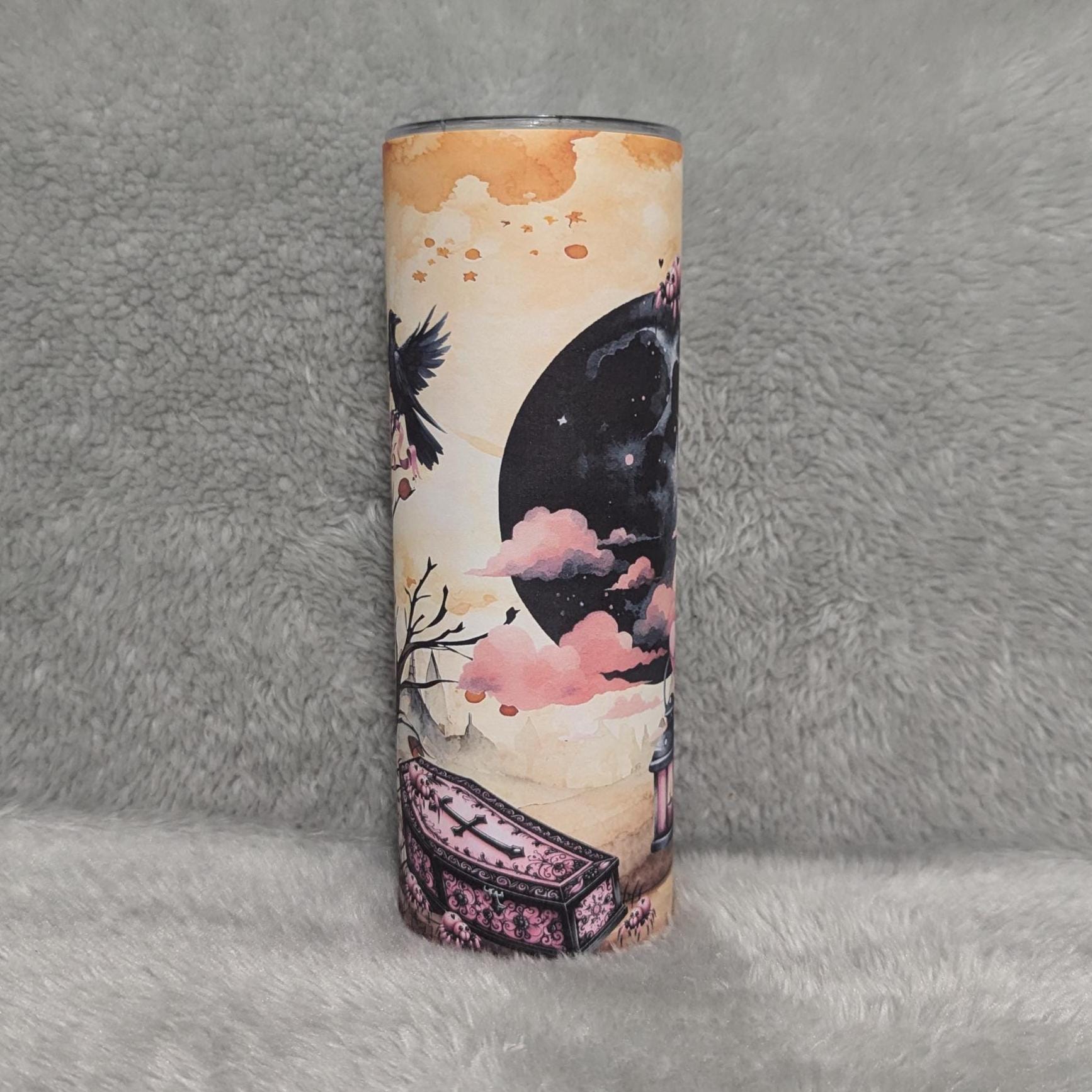 Custom Ghost Design Tumbler Can Be Personalized - Spooky Drinkware Halloween Cup, Ghosts Cup, Fun Halloween Gift, Halloween Party Gift
