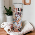 Feelin' Goosey Goose Tumbler 20oz With Reusable Straw, Can Be Personalized