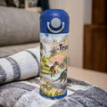 Kids Dinosaur Water Bottle 12oz With Reusable Straw Can Be Personalized