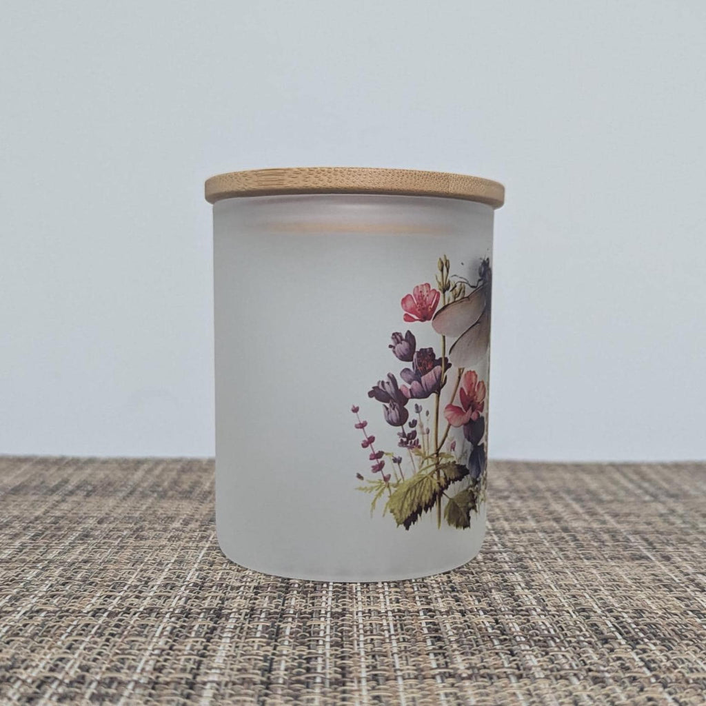 Dragonfly Candle Holder With A Battery Operated Flickering Tea Light
