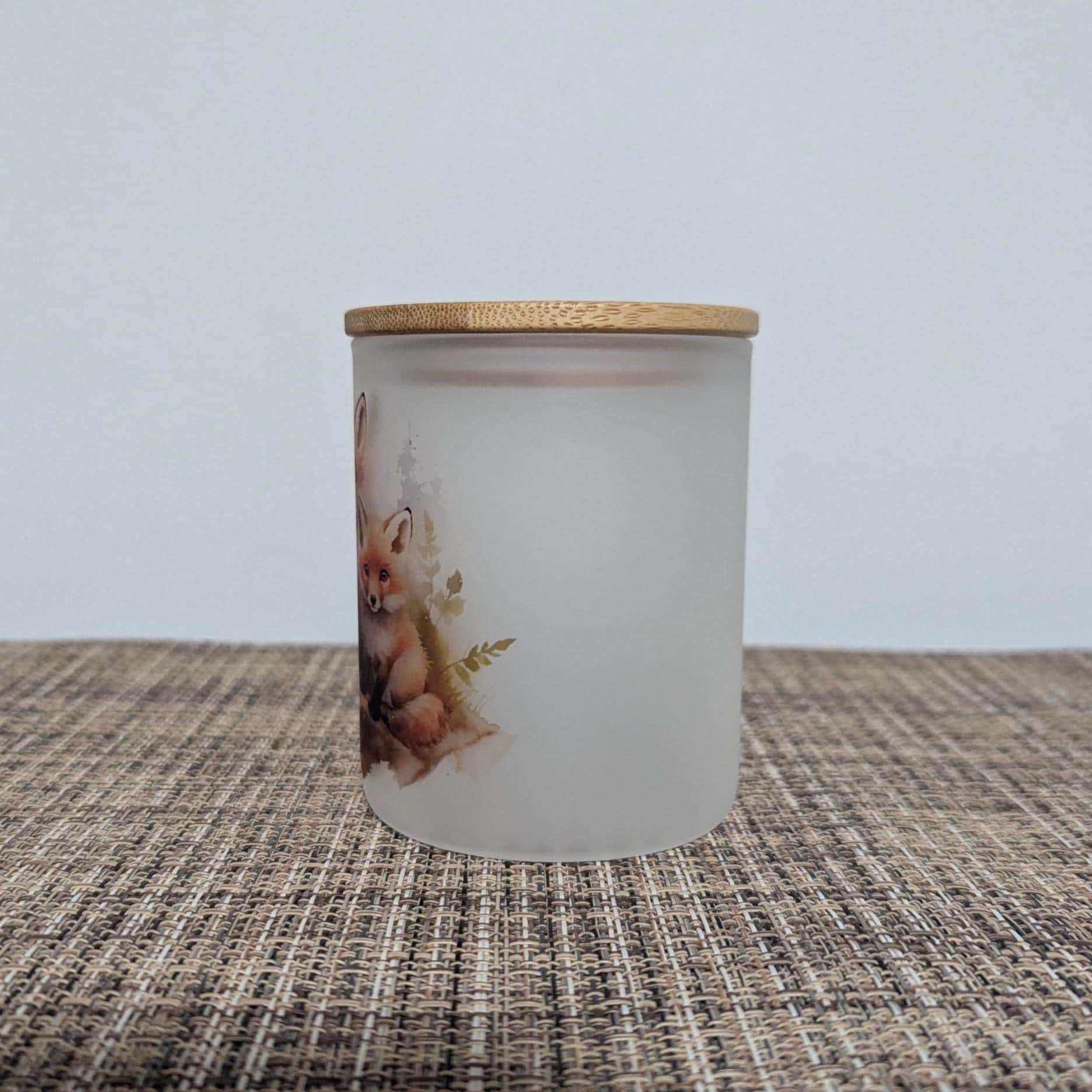 Pretty Fox Candle Holder With A Battery Operated Flickering Tea Light