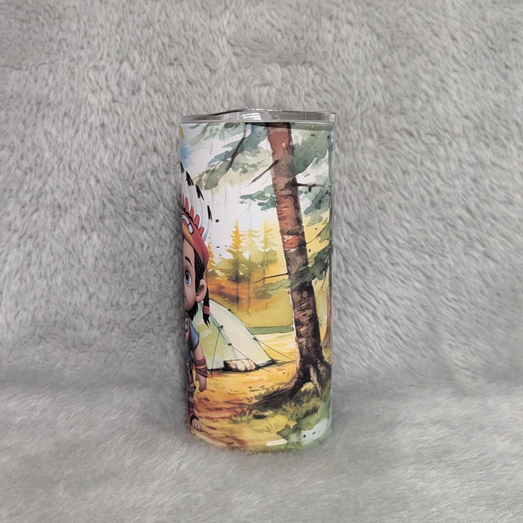 Kids Indian Boy Tumbler Can Be Personalized, Includes A  Reusable Straw, Kids Indian Cup, Toddler Cup Great For Home Or On The Go