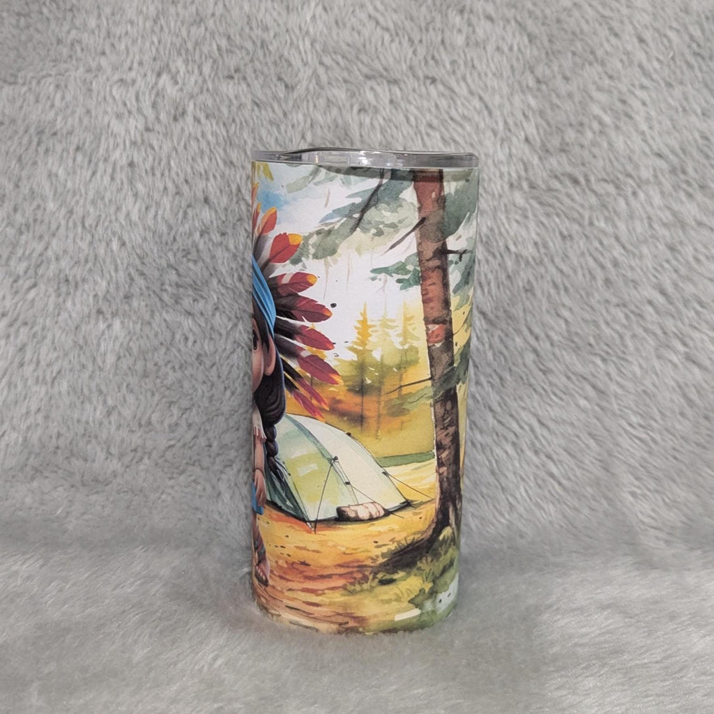 Kids Indian Girl Tumbler Can Be Personalized, Includes A  Reusable Straw, Kids Indian Cup, Toddler Cup Great For Home Or On The Go
