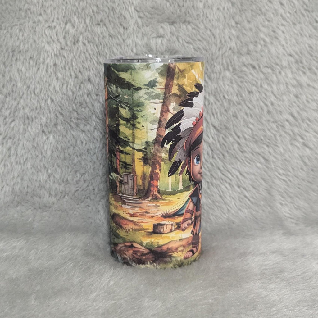 Kids Indian Boy Tumbler Can Be Personalized, Includes A  Reusable Straw, Kids Indian Cup, Toddler Cup Great For Home Or On The Go