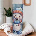 Snowman Tumbler That Can Be Personalized, Great Gift For Snowman Lovers, Winter Lover Gift