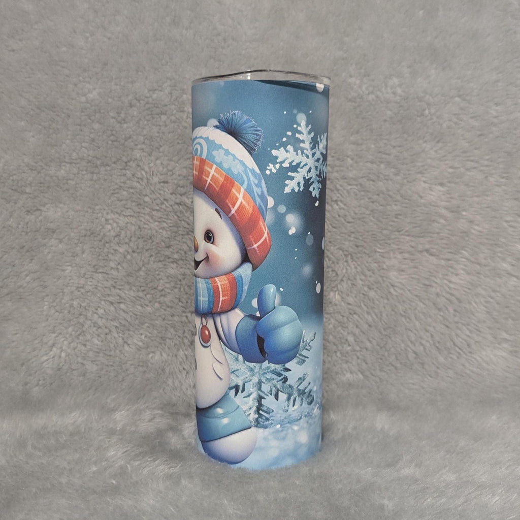 Snowman Tumbler That Can Be Personalized, Great Gift For Snowman Lovers, Winter Lover Gift