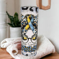 Down Syndrome Mom Tumbler Can Be Personalized, 20oz Tumbler With Lid and Straw, Home Or On The Go, Hot Or Cold Drinks