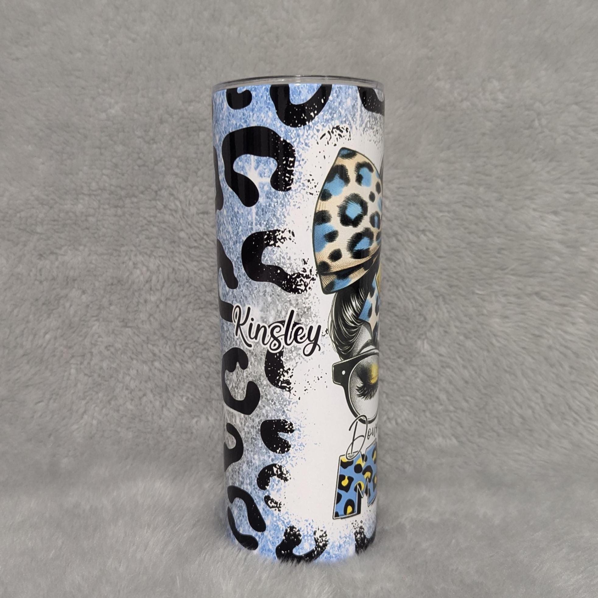 Down Syndrome Mom Tumbler Can Be Personalized, 20oz Tumbler With Lid and Straw, Home Or On The Go, Hot Or Cold Drinks