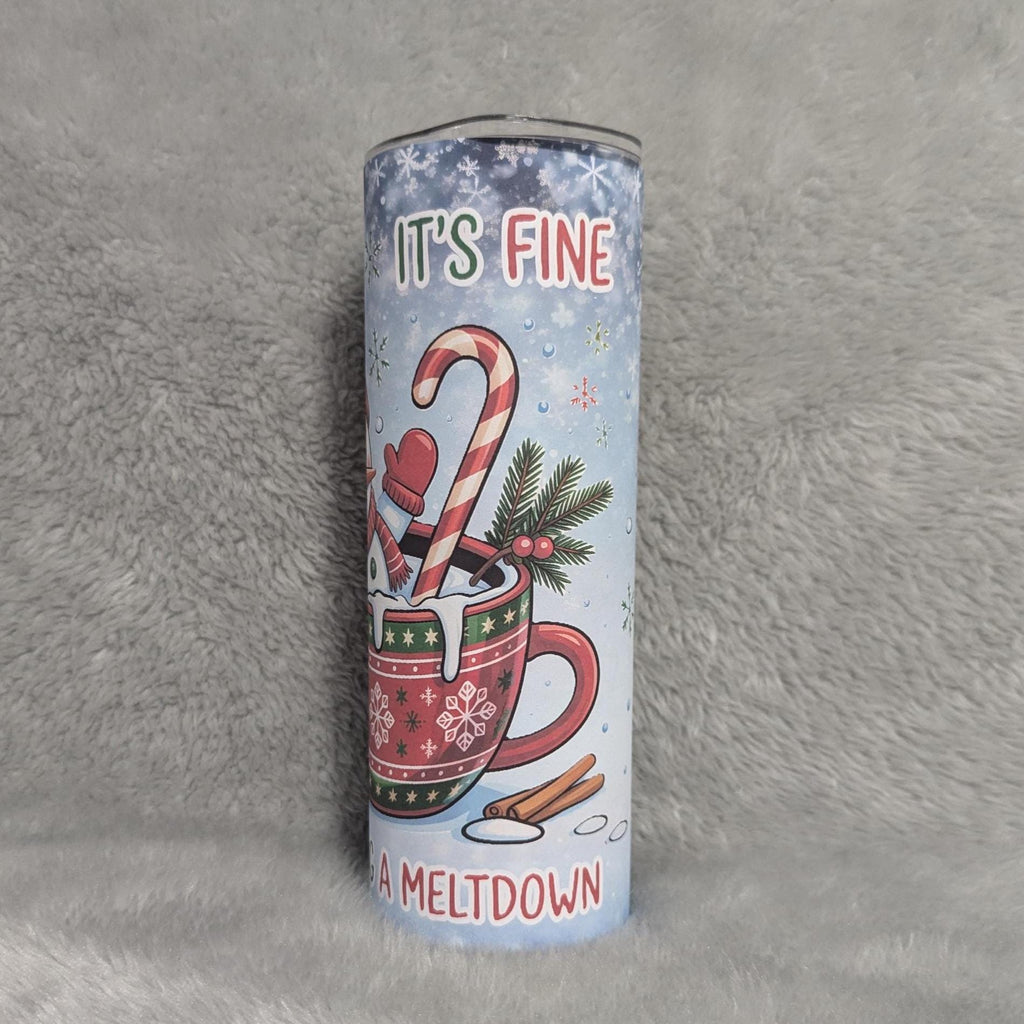 Cute Snowman Tumbler Can Be Personalized, Includes A Reusable Straw, Great Gift For Winter and Snowman Lovers