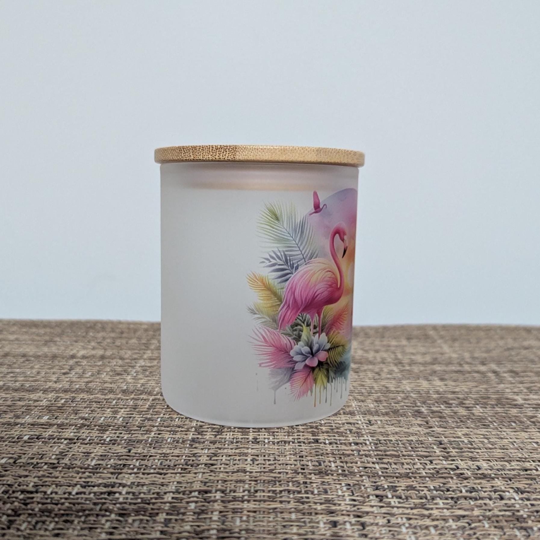 Beautiful Flamingo Candle Holder Includes A Battery Operated Flickering Tea Light, Flamingo Jar, Flamingo Decor