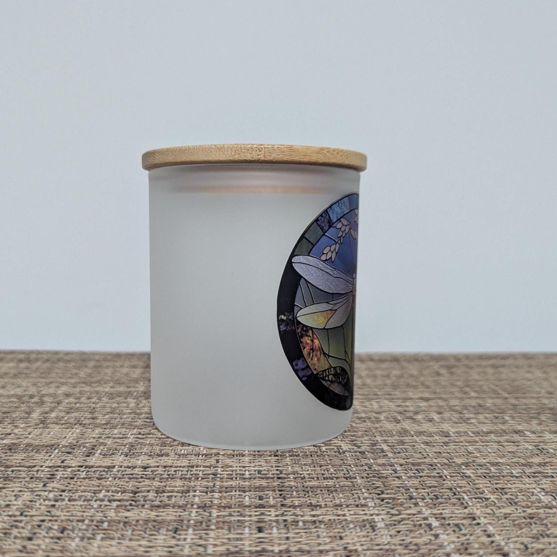 Dragonfly Candle Holder With A Battery Operated Flickering Tea Light