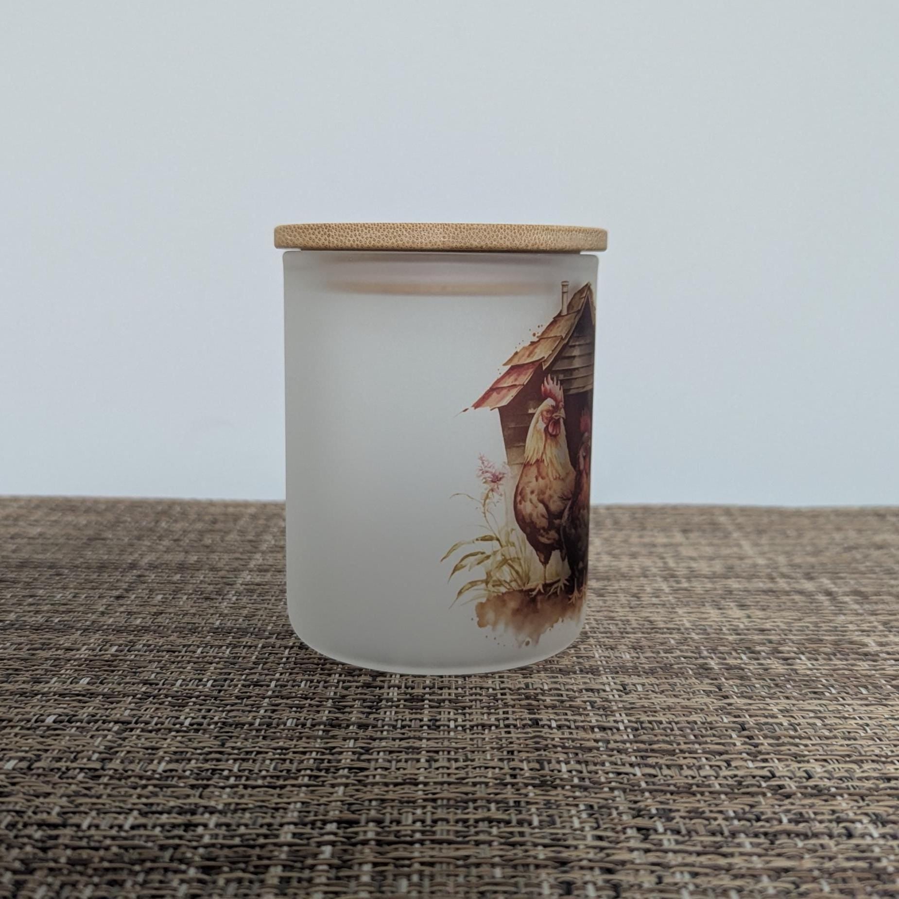 Chicken Candle Holder With A Battery Operated Flickering Tea Light - Chicken Home Decor, Chicken Gift, Farm Decor, Chicken Decor