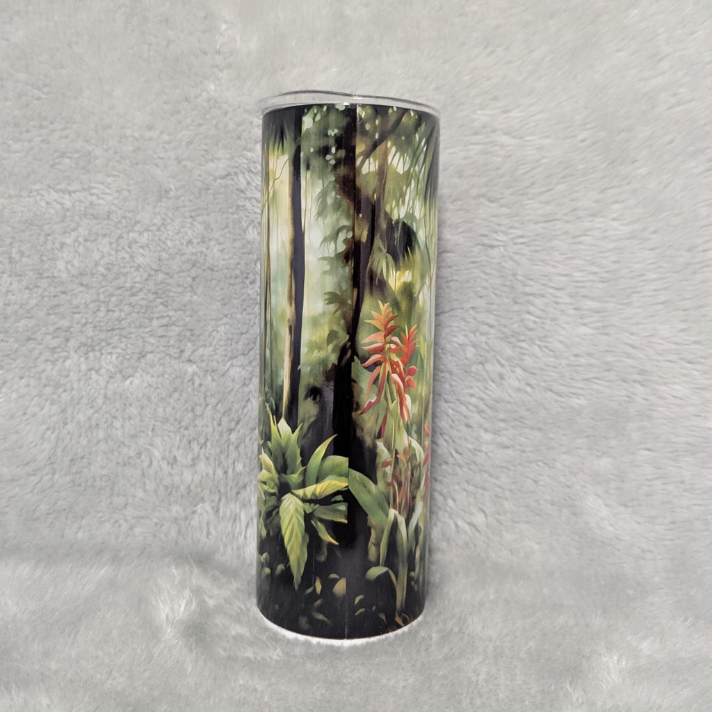 Black Panther Tumbler 20oz With Reusable Straw, Can Be Personalized