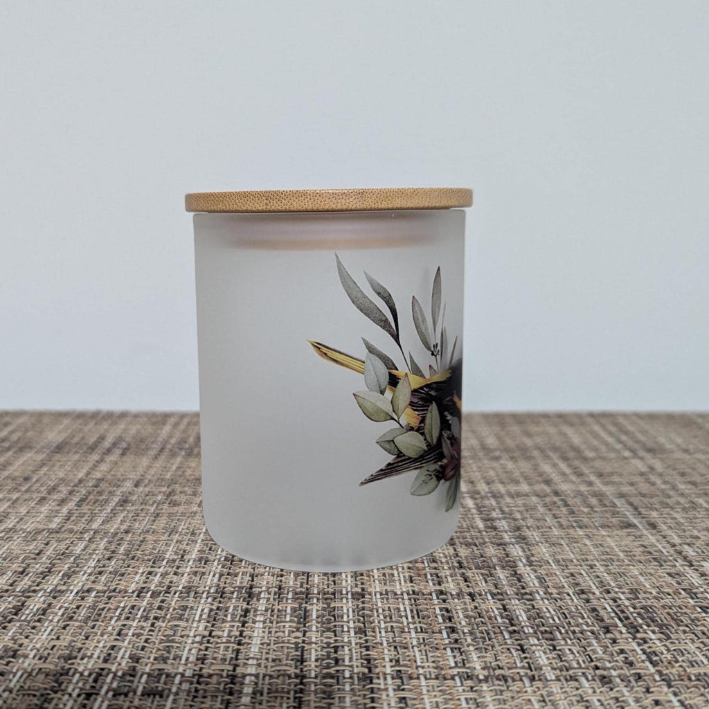 Oriole Bird Candle Holder With A Battery Operated Flickering Tea Light