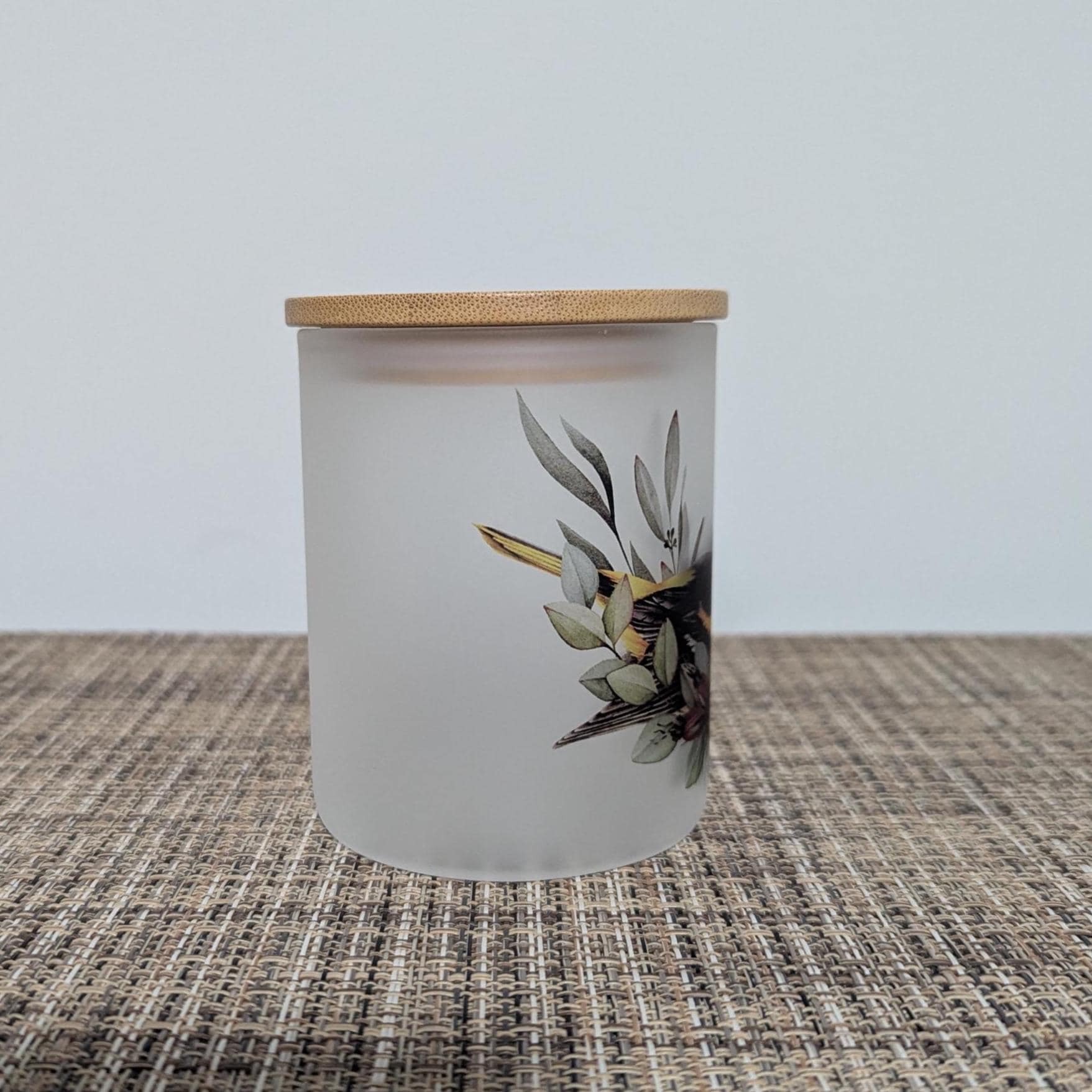 Oriole Bird Candle Holder With A Battery Operated Flickering Tea Light