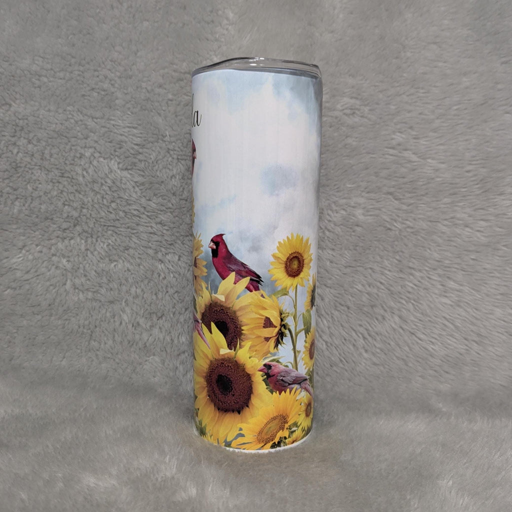 Cardinal Tumbler 20oz With Reusable Straw, Can Be Personalized