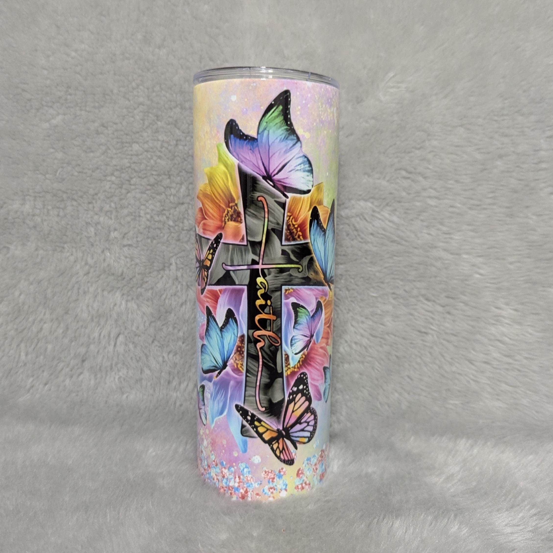 Religious Tumbler Psalm 139:14 - I Am Fearfully and Wonderfully Made, 20oz With Reusable Straw