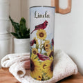 Cardinal Tumbler 20oz With Reusable Straw, Can Be Personalized