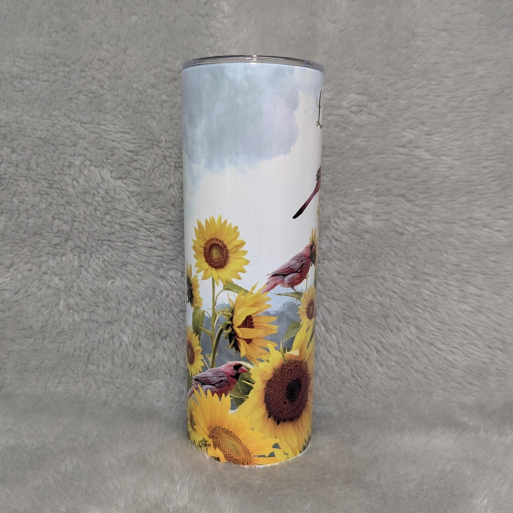 Cardinal Tumbler 20oz With Reusable Straw, Can Be Personalized