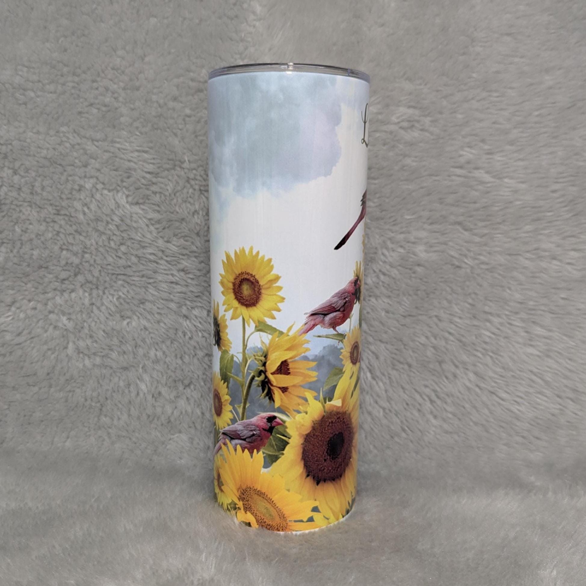 Cardinal Tumbler 20oz With Reusable Straw, Can Be Personalized