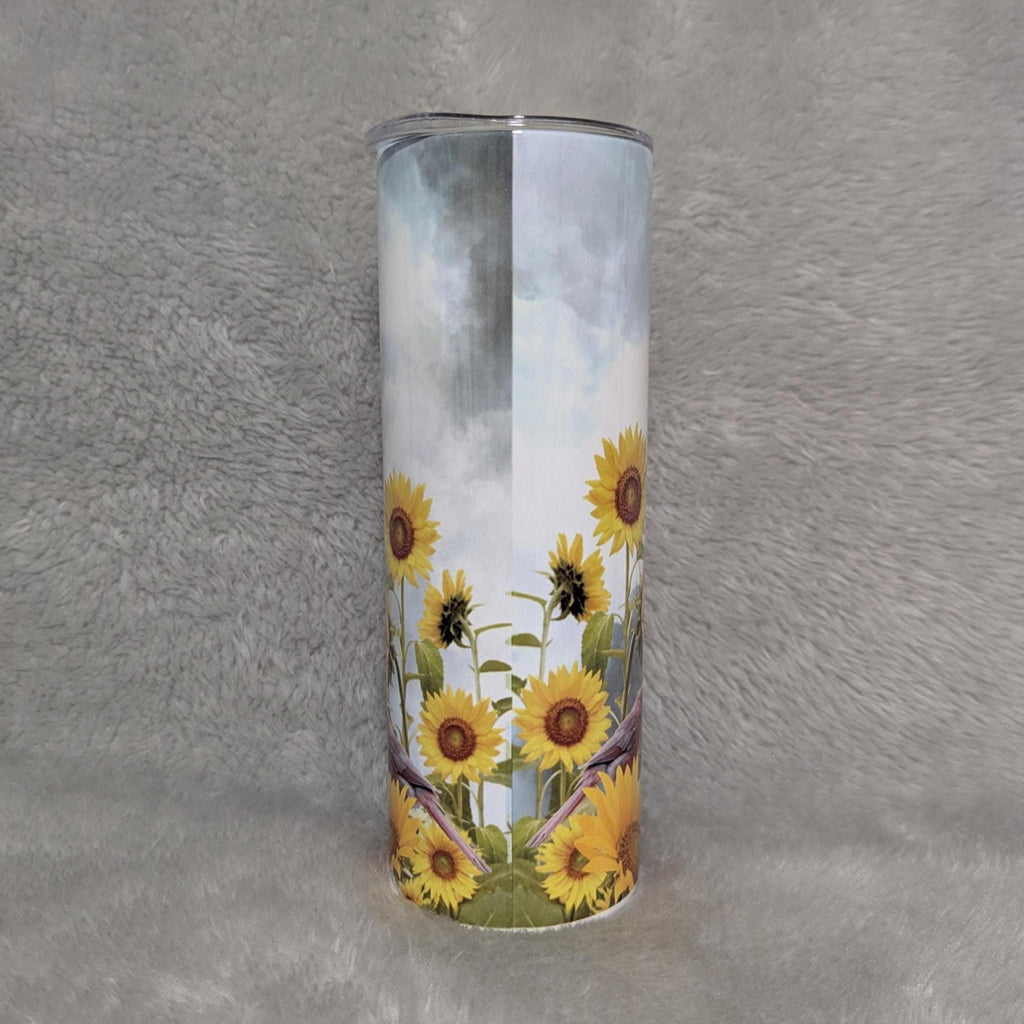 Cardinal Tumbler 20oz With Reusable Straw, Can Be Personalized