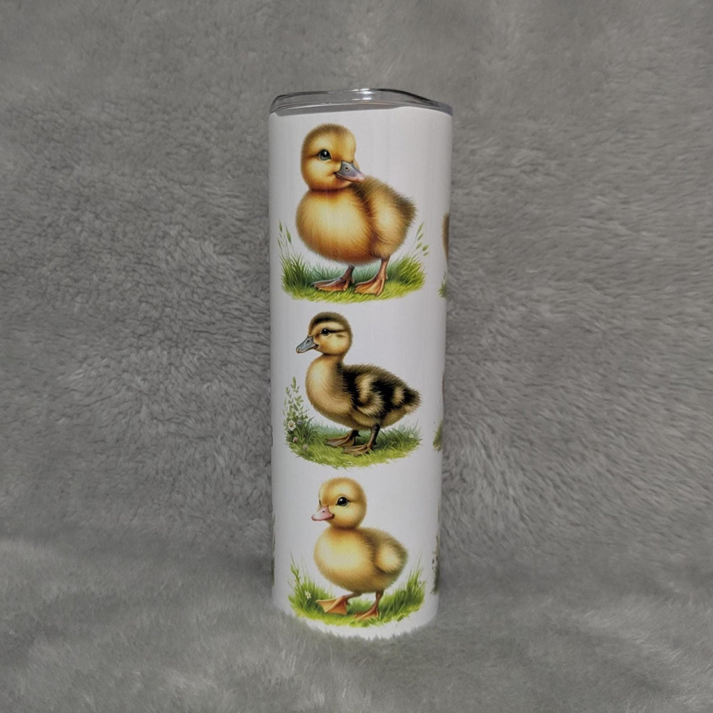 Just A Girl Who Loves Ducklings Tumbler 20oz With Reusable Straw
