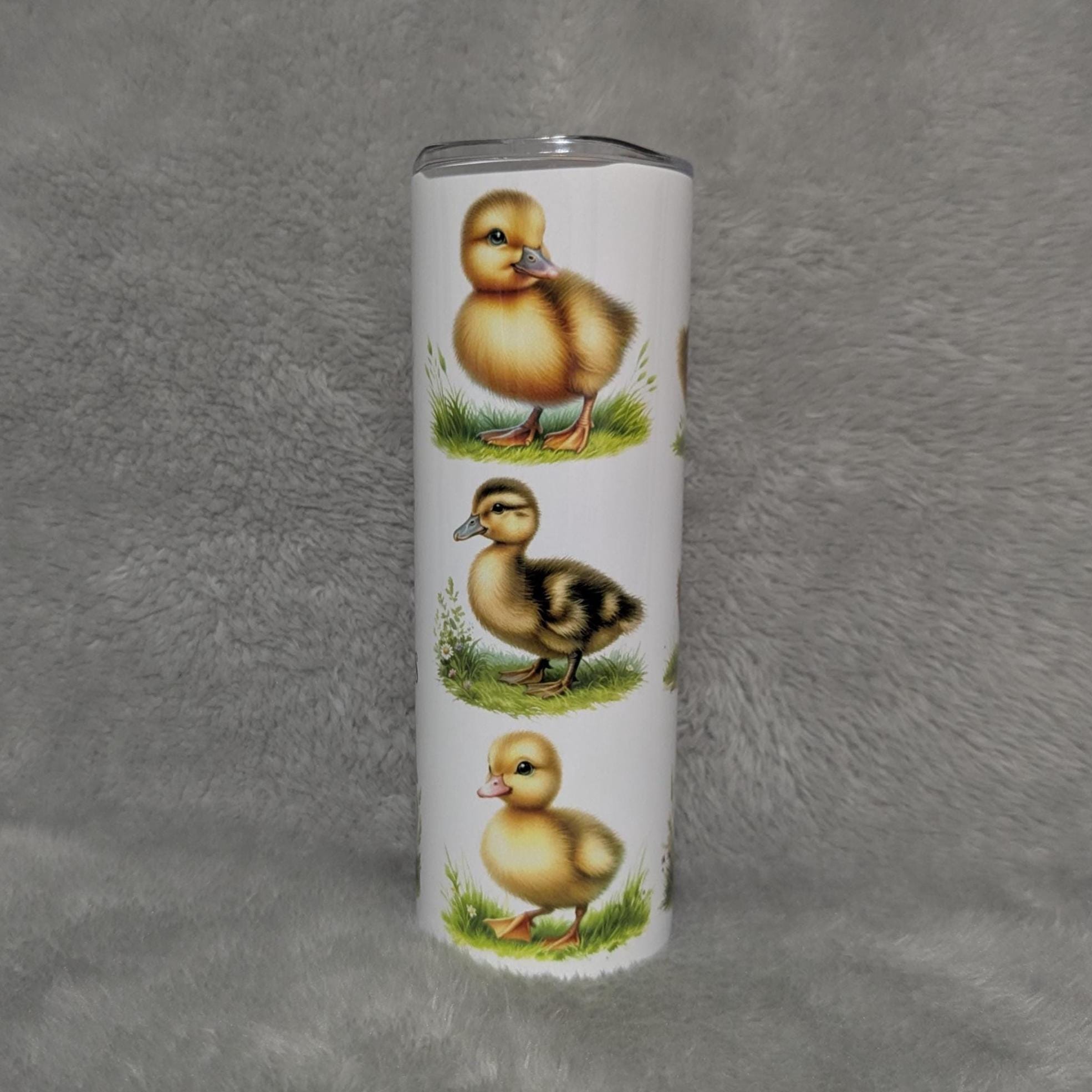 Just A Girl Who Loves Ducklings Tumbler 20oz With Reusable Straw