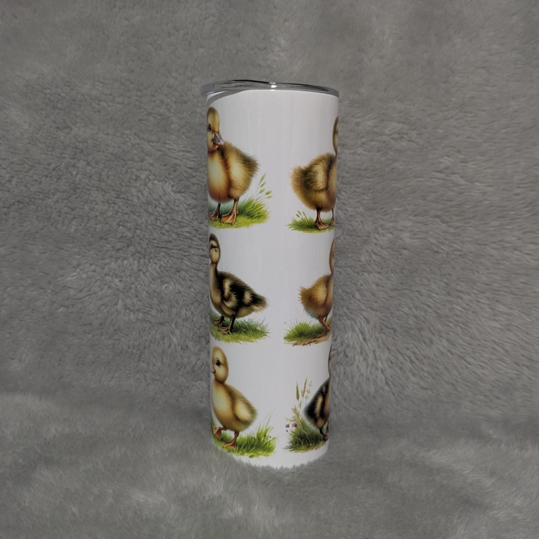 Just A Girl Who Loves Ducklings Tumbler 20oz With Reusable Straw