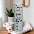 Water Affirmation Tumbler with Straw, 20oz Affirmation Tumbler For Everyday Use, Insulated Stainless Steel Drinkware